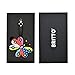 BRITTO Romero Large Rubber Luggage Tag, Garden Butterfly