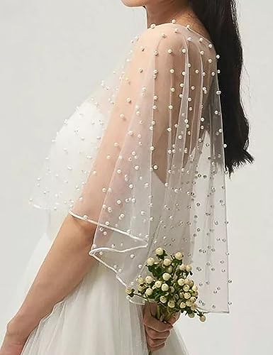 EllieHouse Womens Soft Tulle Bridal Scarf Evening Shawl Wedding Wraps CF403