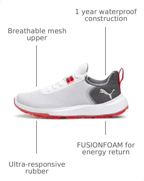 Image of PUMA Fusion Crush Sport Junior Golf Shoes