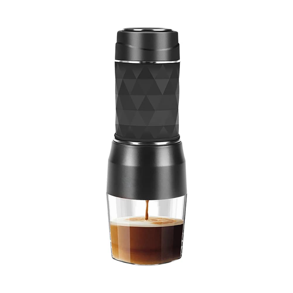 Cafetera expreso, cápsula de prensa manual, cafetera molida, máquina de café portátil, apta para café en polvo, cápsula de café