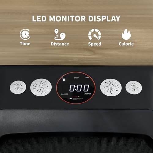Image of Walking Treadmill with LED Display and Foldable Design for Home Office Use