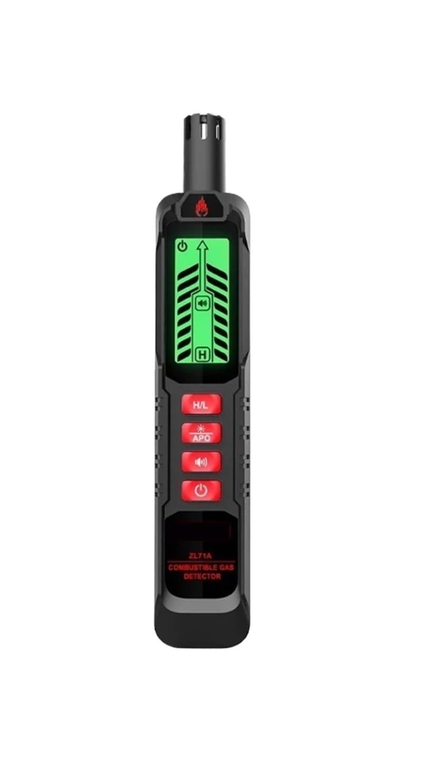 Rilevatore di gas, Rilevatore professionale di perdite gas, analizzatore CO2 naturale, alcol, GPL, metano con allarme visivo e acustico(ZL71A)