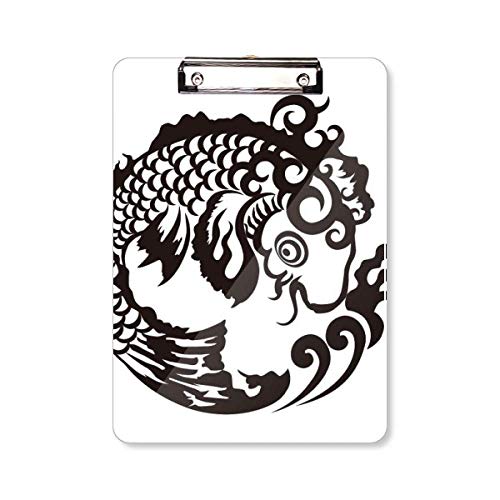 Bloc-notes plaque de support A4 poisson pour étudier et dessiner avec sérénité chez soi