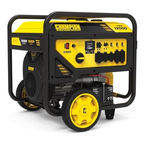 Champion Power Equipment 15,000-Watt MKE Series Portable Generator with Electric Start and CO Shield Cover