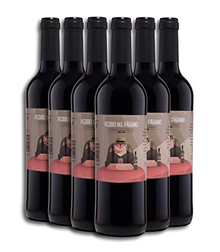 Vino Tinto - Leyenda del Páramo - Pedro Del Páramo - Caja De 6 botellas De 0,75 Litros - Envio en caja protectora de alta resistencia para un transporte 100% seguro