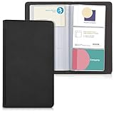ALMACENAMIENTO SEGURO: La cartera tarjetera es adecuada para tarjetas de visita estándar, tarjetas de crédito y débito. Todas las tarjetas permanecen fácilmente accesibles en la cubierta protectora.
