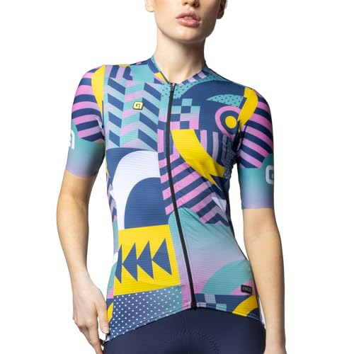 Maillot à manches courtes femme Pr.e Games en tissu extensible léger