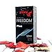 ZIOXX Freedom Plus Condoms, Thinner Yet Strong Water Based Lubricated Latex Condom 18ct