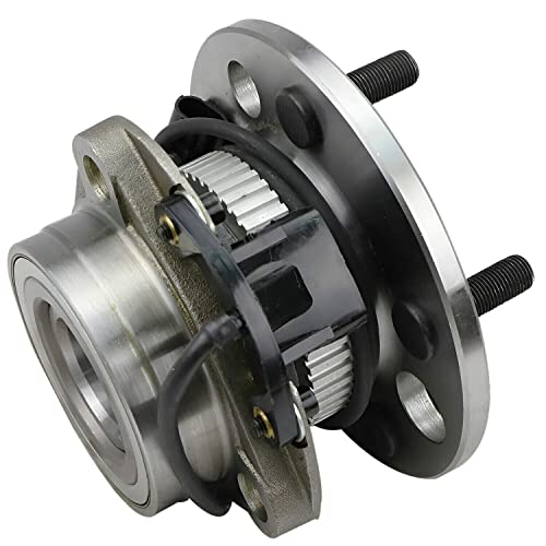 Image of Detroit Axle - AWD Front Wheel Hub and Bearings Assembly Replacement for 1990-1994 Chevrolet Astro GMC Safari - 2pc Set