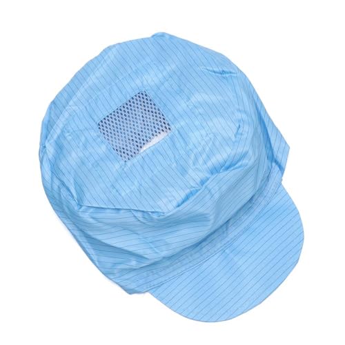 iuniq Boné antiestático de língua de pato ajustável azul respirável durável 5 peças Dacron adulto, A