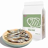BNYEE 7 OZ Dried River Fish - 100% Natural Food for Turtles, Terrapins, Cats, Reptiles, Large Tropic