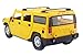 Hummer H2 SUV Full Function RC Radio Remote Control Car 1:24 Scale Vehicle (Yellow)