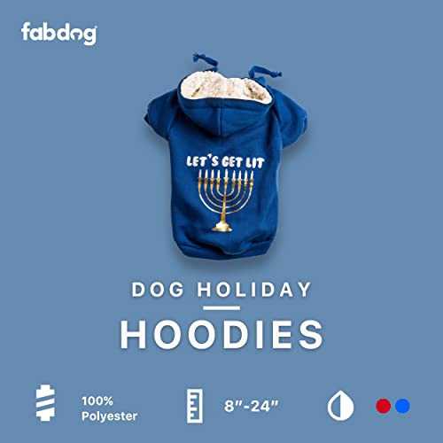 Fabdog Let's Get Lit Dog Hoodie (16") #TOP1