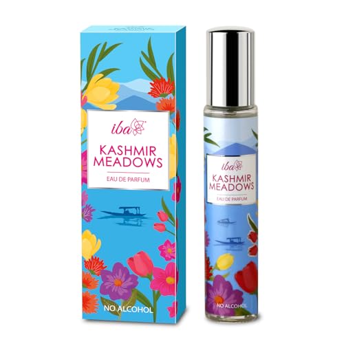 Image of Iba Eau De Parfum - Kashmir Meadows, 15 ml, Perfume Spray | Long Lasting Floral & Oriental Fragrance for Women | Skin Friendly Fresh Perfume for Everyday Fragrance | Alcohol-Free