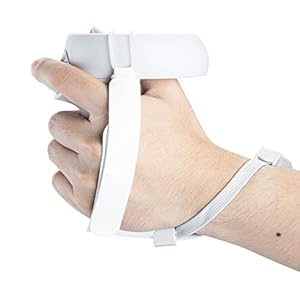 NEWZEROL 1 set anti-slip riemen compatibel voor Quest 2 [met polsbandjes] verstelbare bandjes Touch Controller Grip…