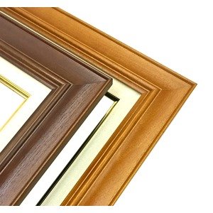 Amazon.co.jp: 【油額】油絵額・キャンバス額・木製油絵額・茶色