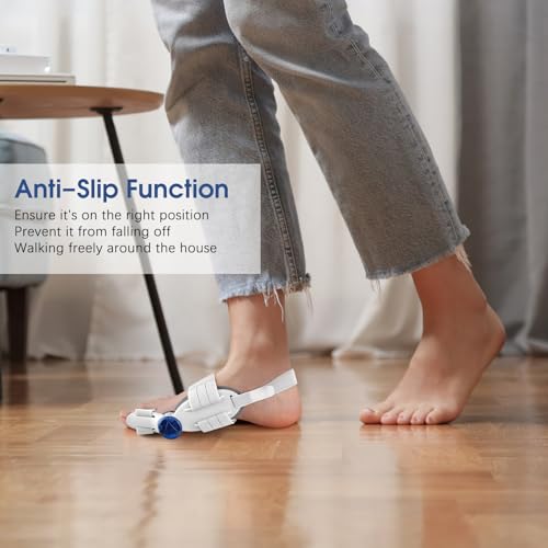 Image of KASHEVI Bunion Corrector for Women & Men Big Toe - Bunion Fix with Big Toe Separator for Toes Alignment - Adjustable Orthopedic Bunions Splint with Straightener for Pain Relief, Hallux Valgus Correction(White)