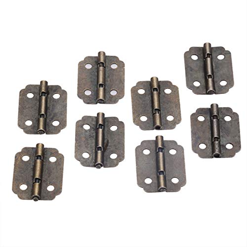 Bisagras decorativas de bronce con 4 orificios para un soporte estable y duradero 2
