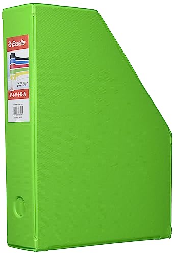 Esselte Foldable magazine file of PVC: A4 green 56006