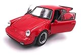 Maßstab 1:34-39 Scale Model Welly Porsche 911 Turbo 930 1975 Modellauto Auto Lizenzprodukt 1:34-1:39 rot