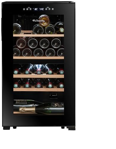 LA SOMMELIERE Cave de mise à température double zone SLS32DZBLACK...