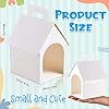 ShinyRelief 24 Pcs Dog Party Favors Boxes Dog House Shaped Treat Gift Boxes with Holes Foldable with Handle for Adopt a Puppy Party Favors Kid DIY Crafting Birthday (House Style) #1