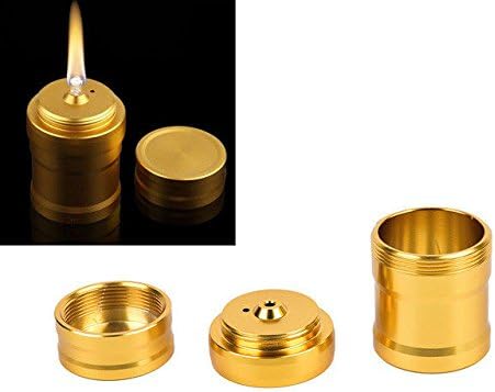 OOTDTY EDC Compact Oil Candle/Spirit Burner Hiking Bushcraft Survival