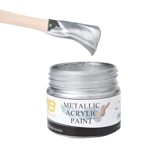 YongBo Metallic Silver Acrylic Paint