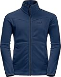 Jack Wolfskin Unisex Kinder Sandpiper Jacket K Fleece-Jacke, Dark Indigo, Gr. 128