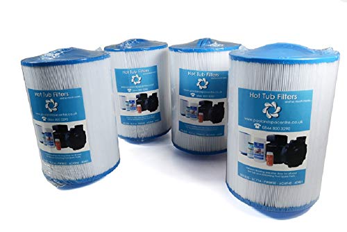 Darlly PWW50 Hot Tub Spa Filter - Pack of 4 - FC-0359-6CH-940