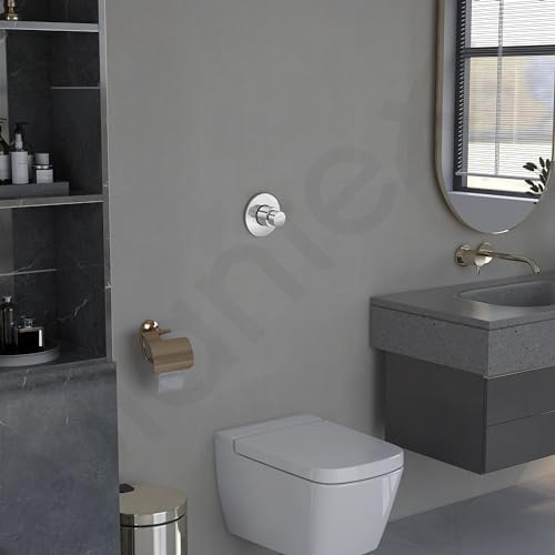 Image of Plantex Pure Brass 40mm Thread Diameter Metropole Flush Valve for Toilet /Toilet Flush /Flush Valve for Urinal Commercial and Residential Use -(ALD-1302-Chrome)