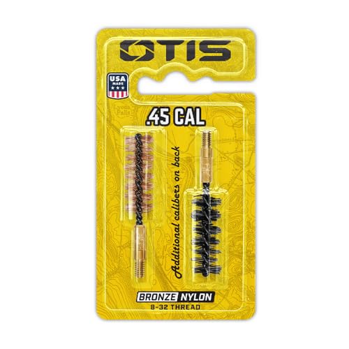 Otis Technology .45 Cal Bore Brush 2 Pack (Nylon & Bronze)