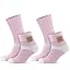 Pink/Ecru - 2 Pairs