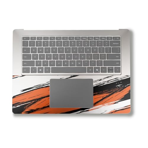 Image of Laptop Skin Compatible with Alienware M18 R2 (2024) - Grunge Orange - Premium 3M Vinyl Protective Wrap Decal Cover - Easy to Apply | Crafted in The USA by MightySkins