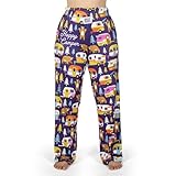 BRIEF INSANITY Lounge Pajama Pants for Men and Women | Happy Camper RV Trees and Bear Print Bottoms - Comfy, Ultra Soft, Novelty Unisex Loungewear (Happy Camper RV Pants, Medium)