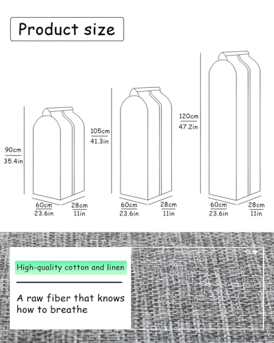 Garment Storage Bags for Hanging Clothes, Garment Bag, Suit Bags for Closet Storage, Garment Bags for Hanging Clothes, for Closet, Shirts, Coats, Dresses2