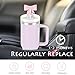 HIUSITY Bow Straw Cover Topper for Stanley Cup,Silicone Straws Toppers for Tumbler with Handle 40oz,Cute 10mm/0.4in Covers Cap,Dust-Proof Reusable Lids for Stanleys Cups Accessories,Pink