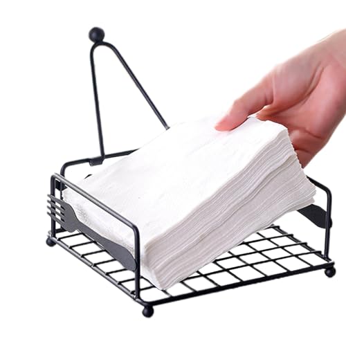 Monozoz - Dispensador de toallas, toallero de papel,Toallero dispensador plano - Bandeja de toalla de baño, cesta de toallas para banquetes, cafeterías, celebraciones