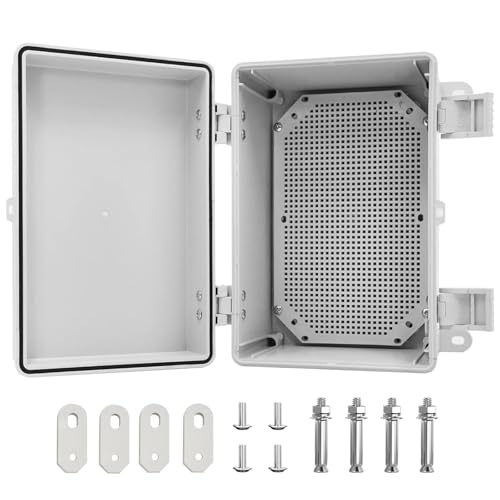 Boitier electrique etanche IP65 grand format 50x40x20 coffret derivation ABS