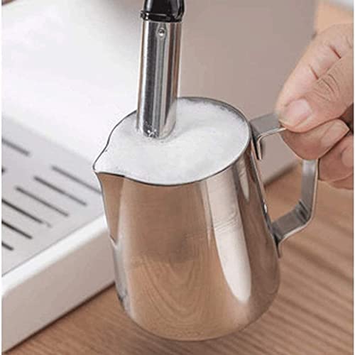 Jrechio Máquina de Espresso Maker de Espresso Compacto de Acero Inoxidable con Leche de café Professional Café for… - Imagen 8