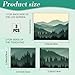 PLIGREAT Mountain Forest Laptop Decal Sticker Skin Cover, Green Laptop Stickers Skins Decal Fits 12" 13" 13.3" 14" 15" Laptops Universal Removable Vinyl Notebook Art Protector Netbook PC Cover Decal
