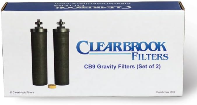 Miniatura 2 de Auténticos sistemas de filtro de agua CB9 Clearbrook alimentados por gravedad de 9 pulgadas, repuesto para filtración de agua de alto rendimiento