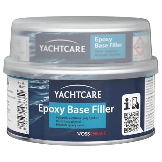Yachtcare Epoxy Base Filler - Premium Epoxidspachtel Feinspachtel Boot GfK Unterwasser