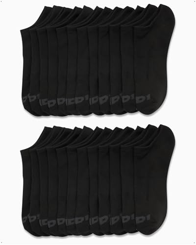 AND1 Men's Athletic Socks - Cushion Comfort No Show Socks (24 Pack)3