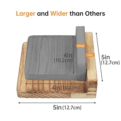 PHOENANCEE 12.7x12.7x4cm, Wooden Square Floating Shelves - Image 3