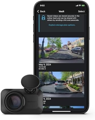 Garmin Dash Cam™ Mini 3, Ultracompact 1080p HD Dash Cam