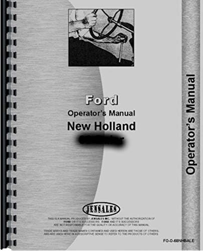 New Holland 278 Hayliner Operators Manual