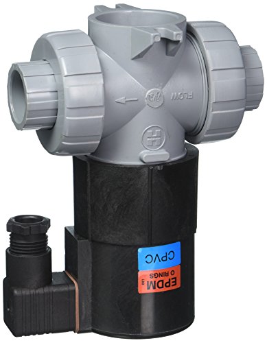 Hayward SV20075STE 3/4-Inch CPVC NPD Design True Union Solenoid Valves with EPDM Seal and Socket/Threaded End Connection