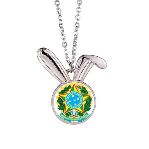 Collier lapin emblème Brésil pour rayonner lors de vos soirées