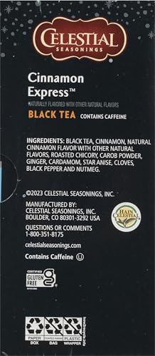 Celestial Seasonings Cinnamon Express Black Tea 20 Tea Bags thumb #3